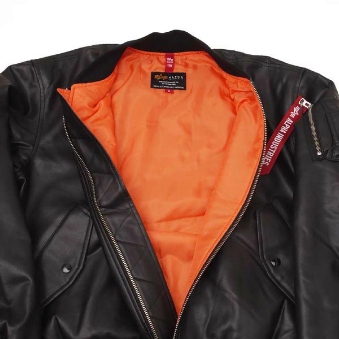 ayuki 専用　ALPHA アルファインダストリーズ フェイクレザーMA-1