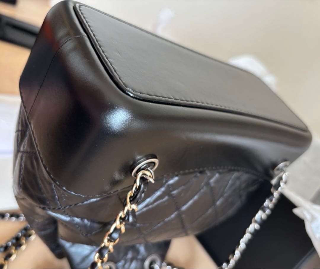 CHANELリュック マトラッセ ココマーク ガブリエル ドゥ バックパック 黒