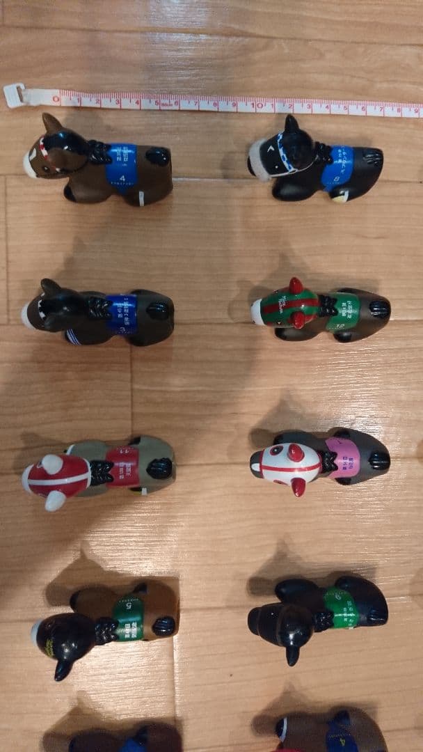 【希少】 競馬 フィギュア ソフビ人形 21頭