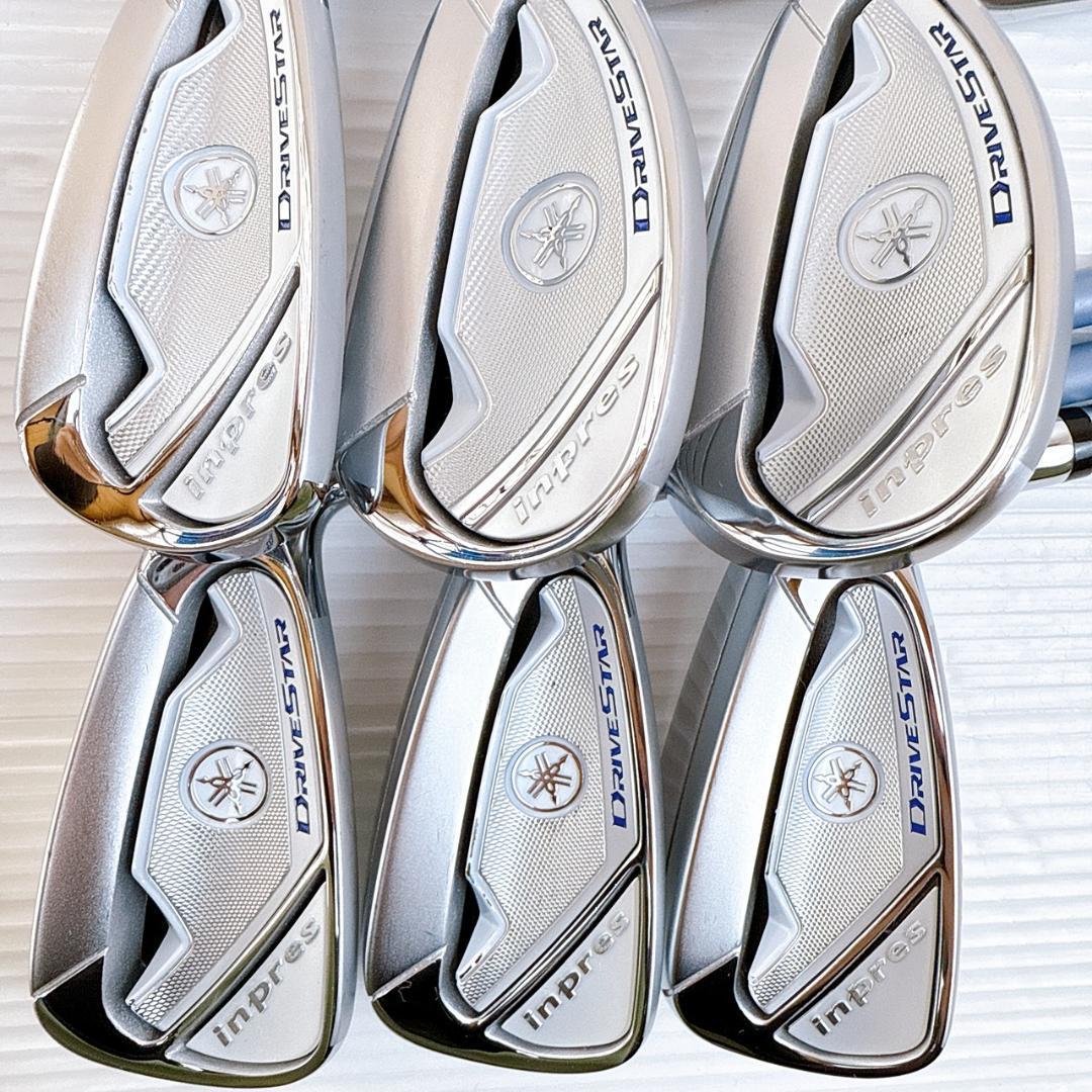 ヤマハ　インプレス　ドライブスター　レディース　アイアンセット6本　フレックスL