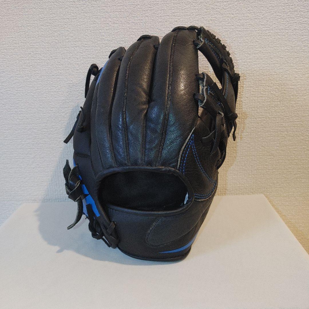 NIKE　軟式　内野手　ブラック×ブルー
