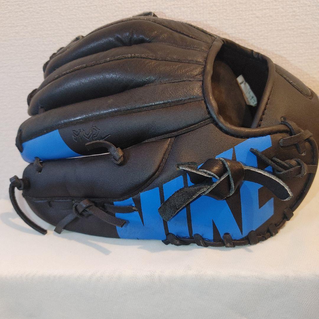 NIKE　軟式　内野手　ブラック×ブルー