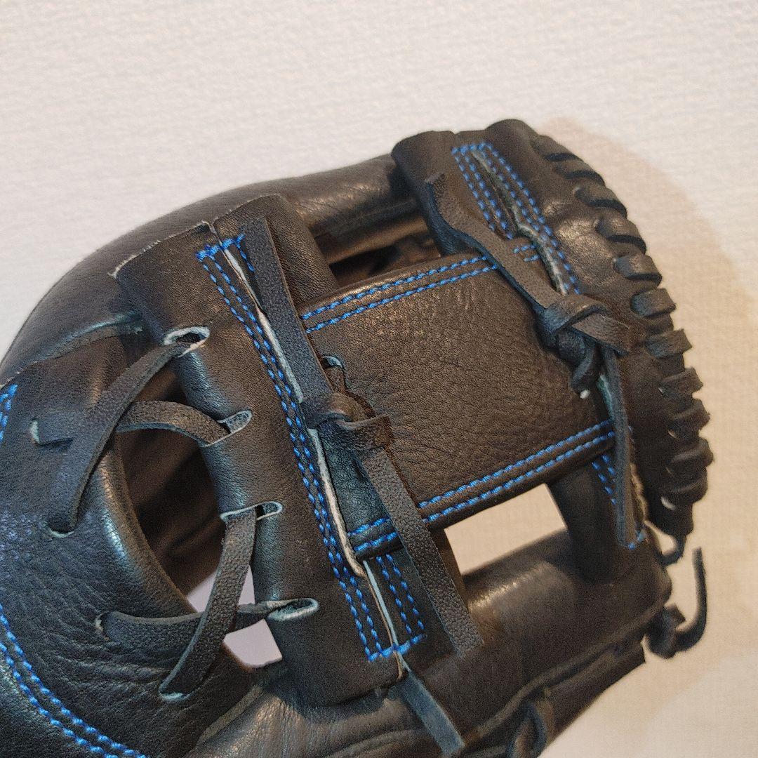 NIKE　軟式　内野手　ブラック×ブルー