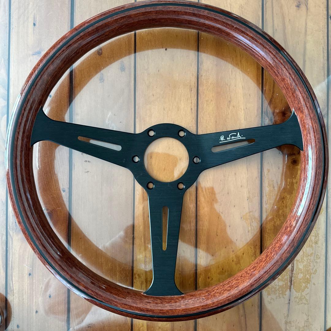 BC 520 ステアリングホイール ウッド/アルミナルディクラッシック35パイ