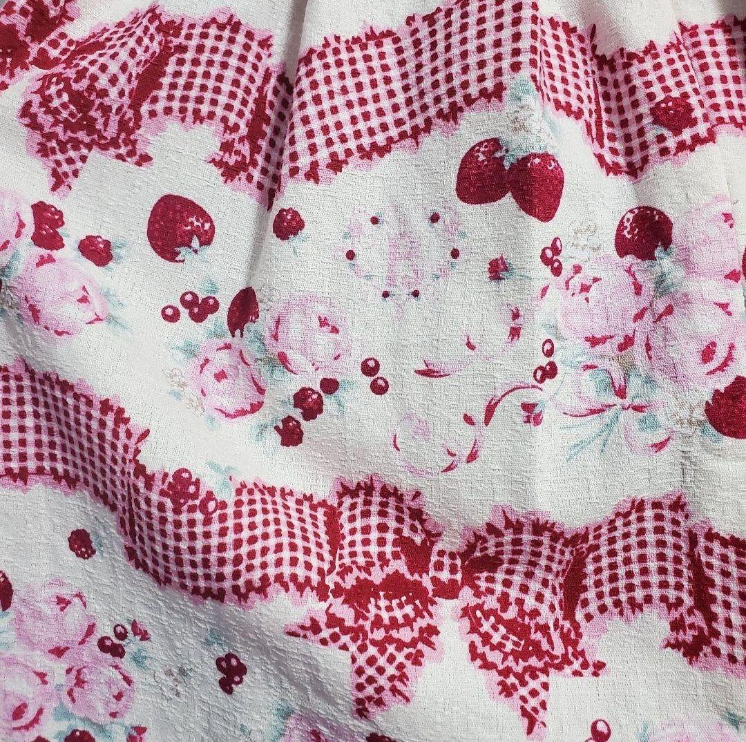 BABY, スウィートギンガムボーダーリボンリボンJSK KC セット オフ白