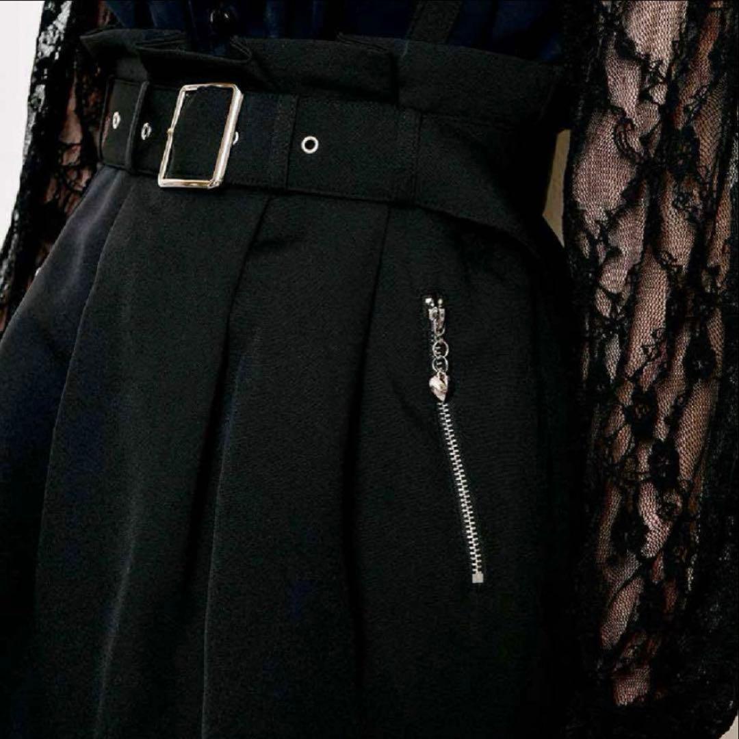 地雷 マーズ セーラー ブラウス 十字架 リボン ベルト スカート セットアップ