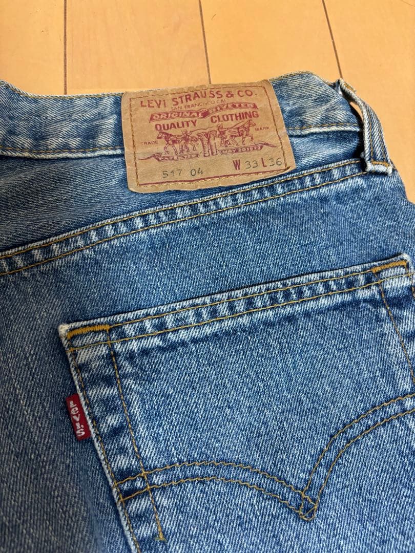 激レア】90s リーバイス517 英国製 ボタンフライ - メルカリ