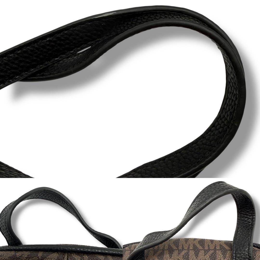 【良品】MICHAEL KORS マイケルコース リュック PVC バイカラー