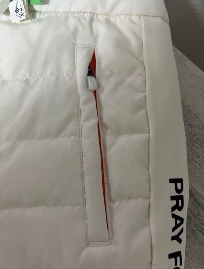 ジーフォア ダウンパンツ ロゴ 総柄 XS