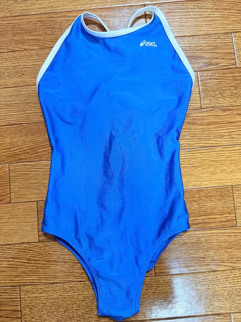 【ママチャリ】ASICS ワンピース水着ALV700 ライトブルー