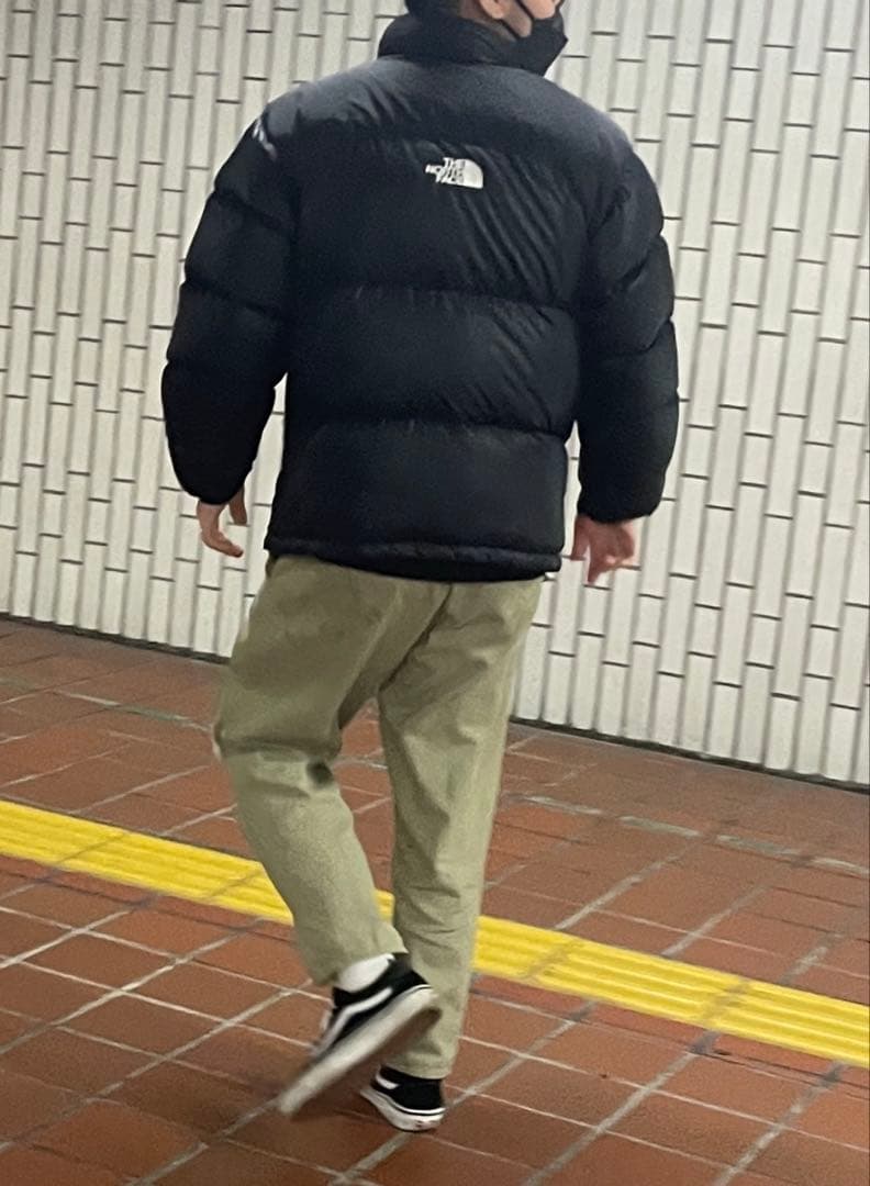 【最終値下】希少ノースフェイス　ヌプシ　センターロゴ　ブラック　US規格　700