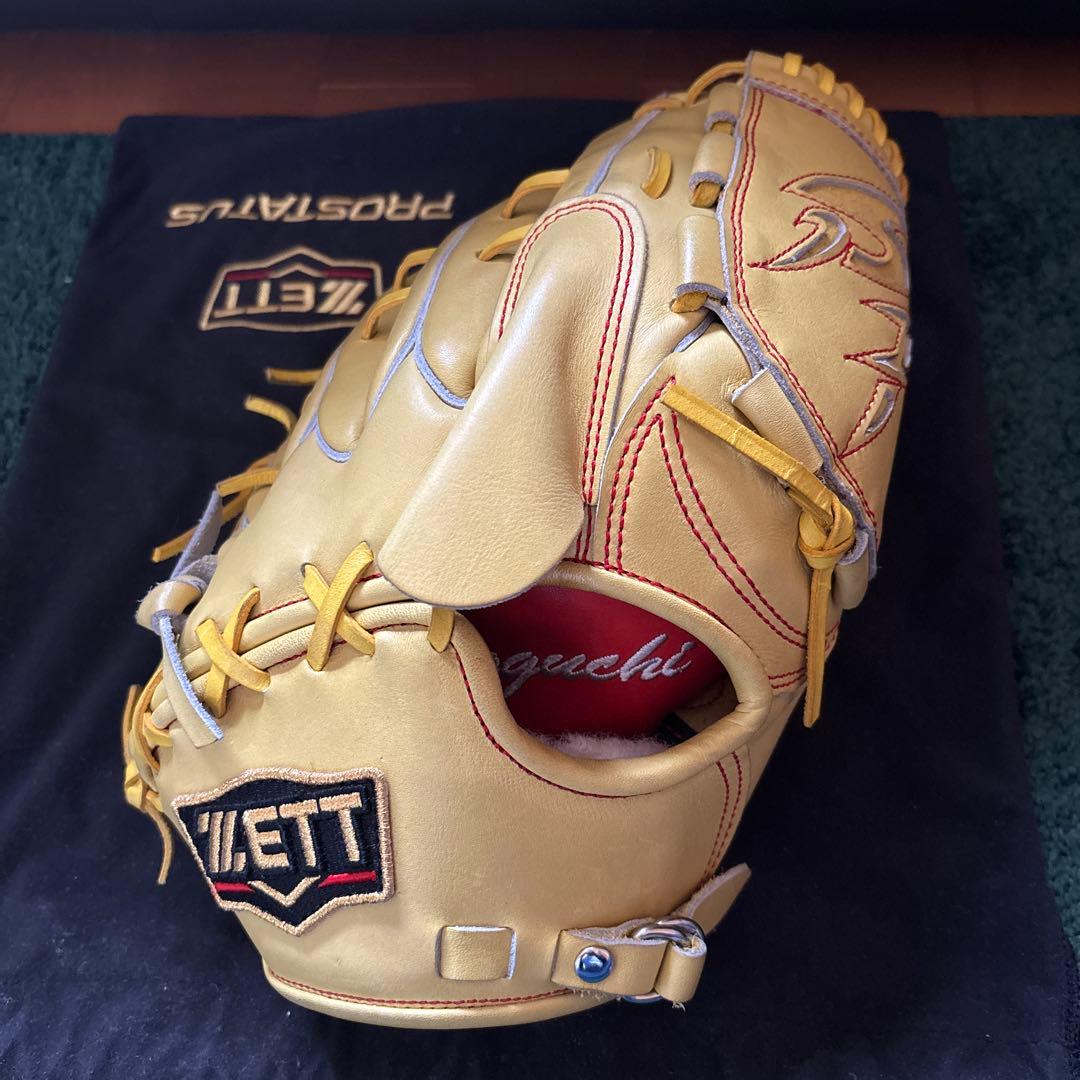 ゼット プロステイタス 硬式グローブ 投手用 イエロー