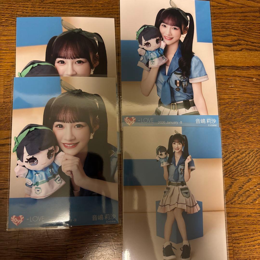 音嶋莉沙 モーリーコラボ④ 生写真 コンプ - メルカリ