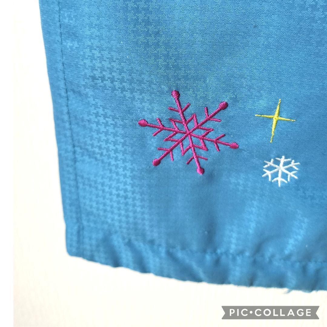 【美品】Phenix スキーウェア 130　ガールズ　ぼかしピンク×ブルー 結晶