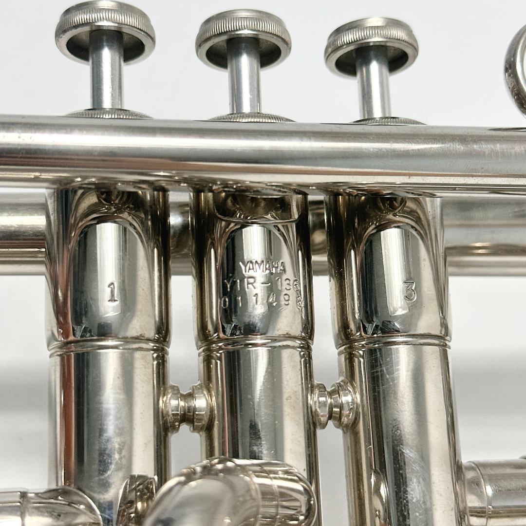 YAMAHA YTR-136 シルバー 3バルブ トランペット ケース付き