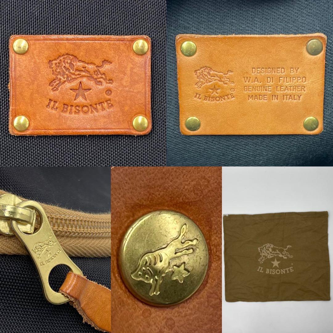 イルビゾンテ 公式定価:¥48,400 ボディバッグ ショルダーバッグ ヌメ 黒