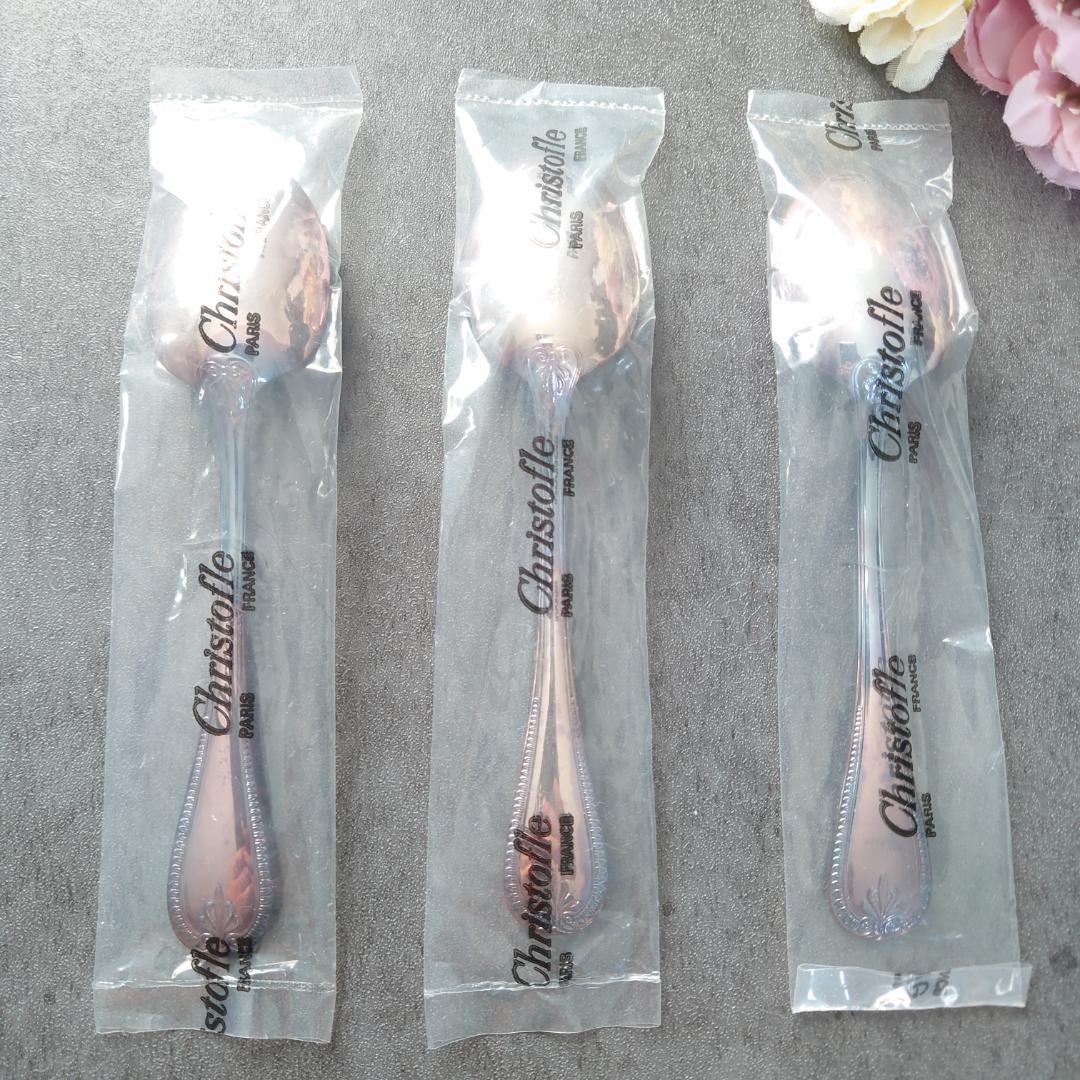 クリストフル マルメゾン 未開封 コーヒースプーン 3点 ② - メルカリ