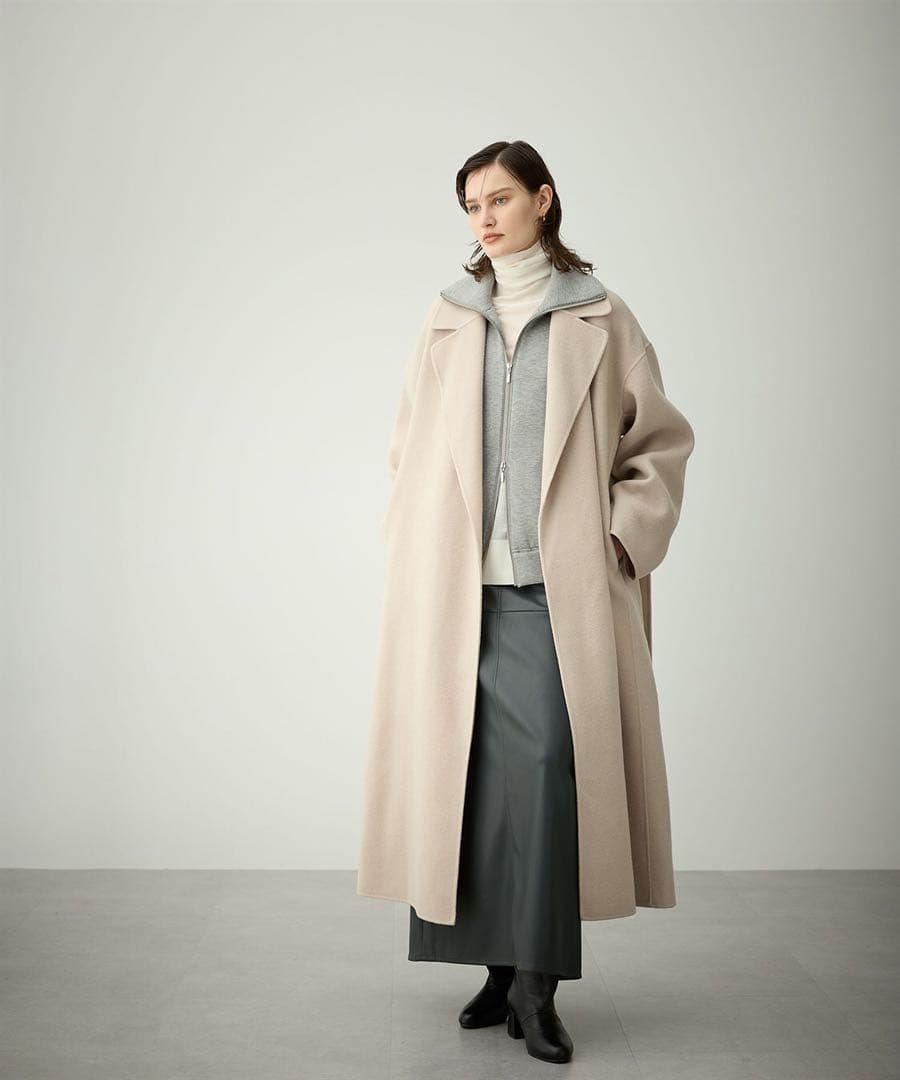 【専用】N.O.R.C ウールメルトンロングリバーコート