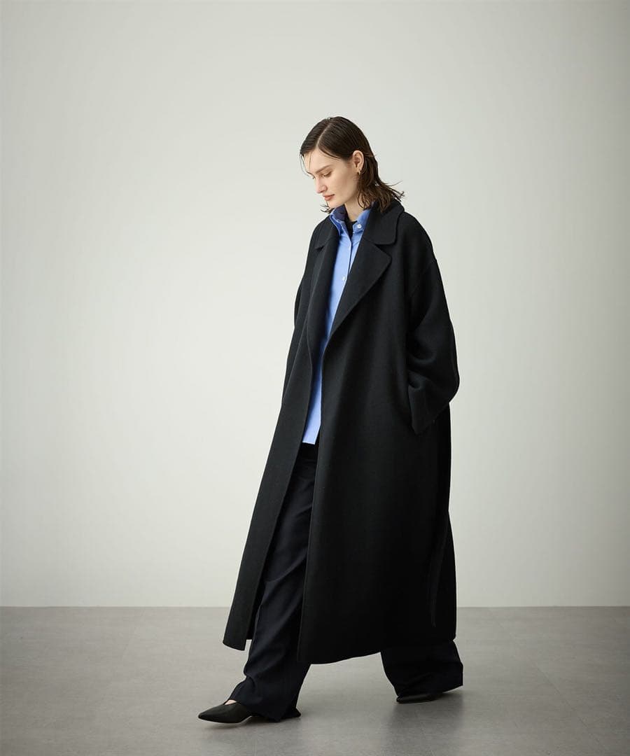 【専用】N.O.R.C ウールメルトンロングリバーコート