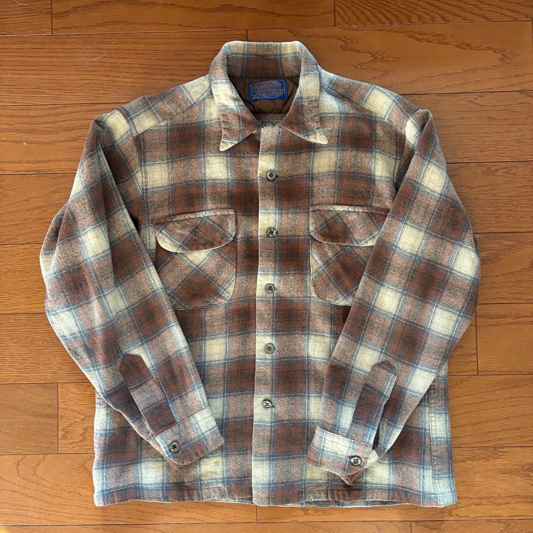 希少 美品 70s Pendleton ウール ボードシャツ チェック 好配色 - メルカリ