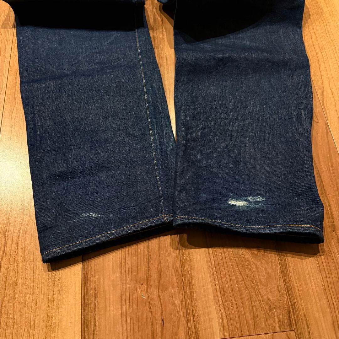 【真紺】LEVI‘S 501XX LVC1937 W38鬼ヒゲ ハチノス