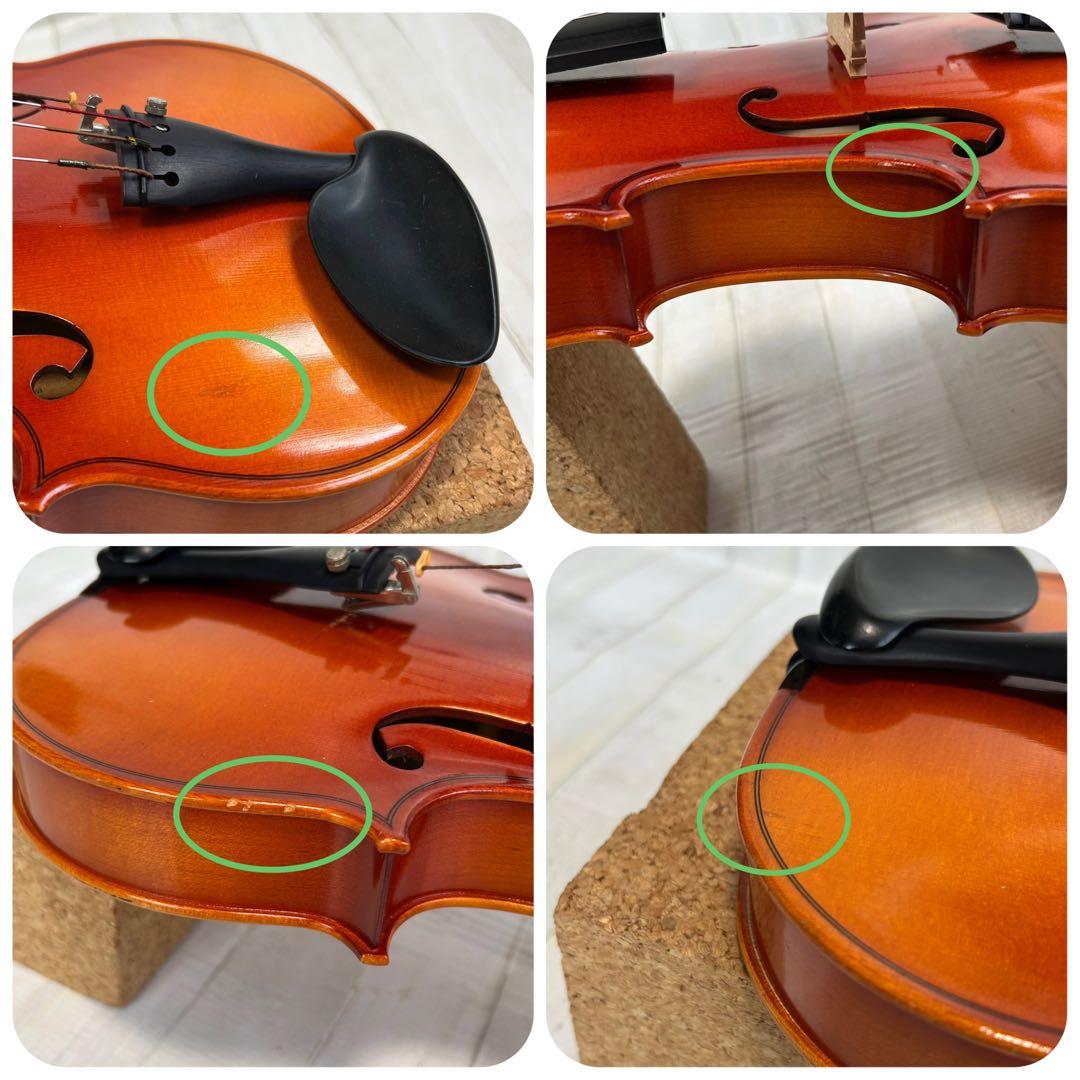 Suzuki バイオリン No.300 4/4 【肩当て・松脂・予備弦付】