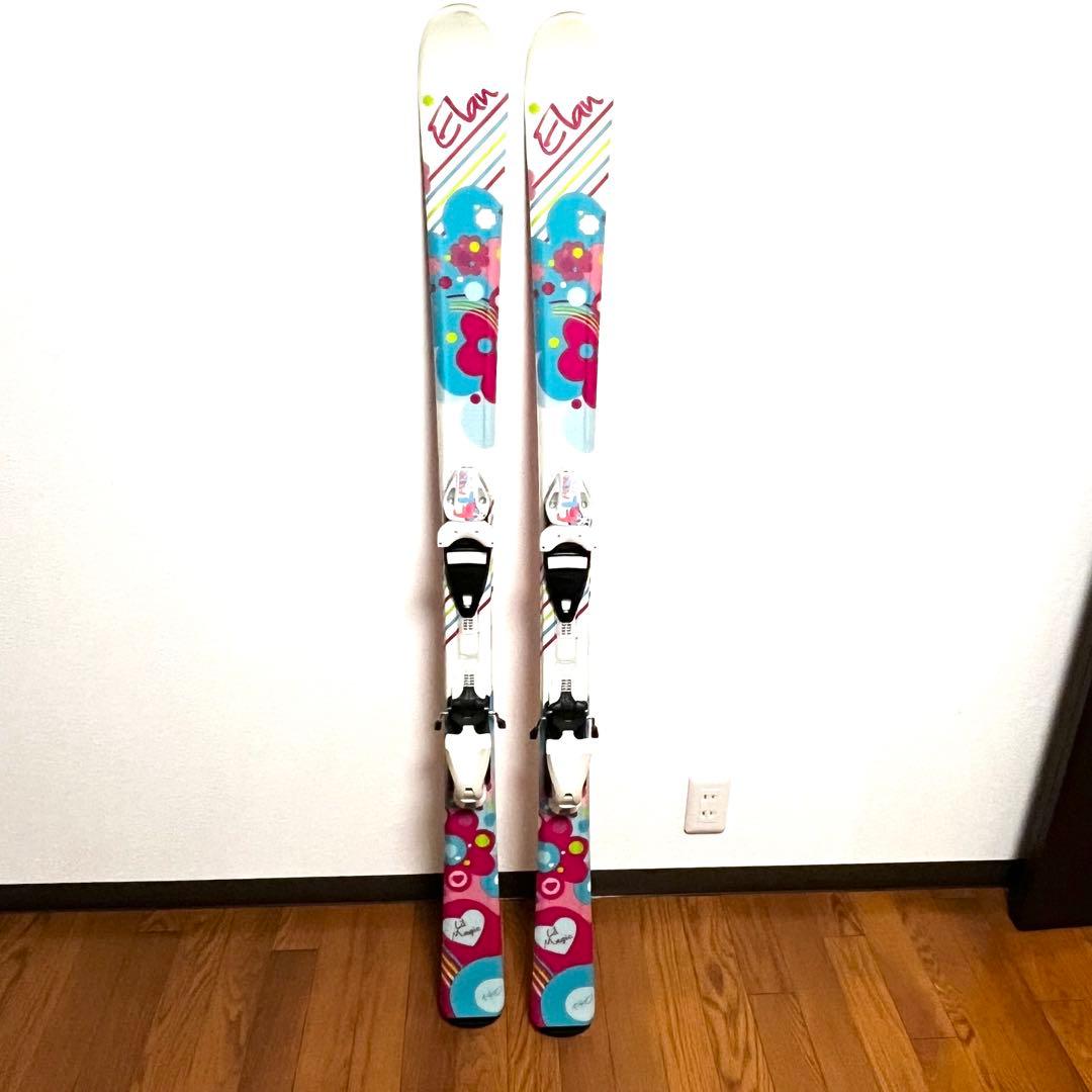 エラン Elan Lil Magic 140 cm ストック 付 キッズ女 スキー セット 板
