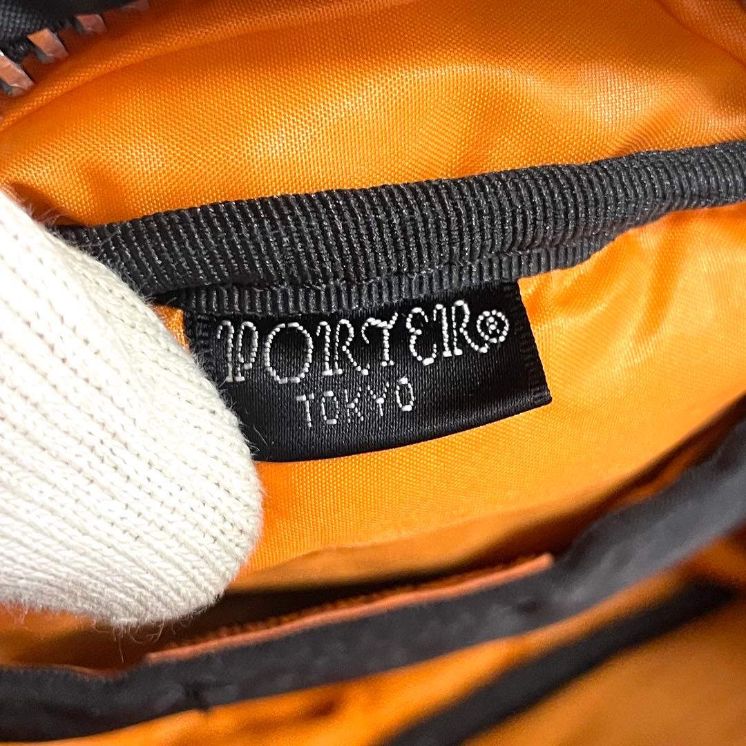未使用級/PORTER ポーター　ボディバッグ　タンカー　ブラック　ナイロン