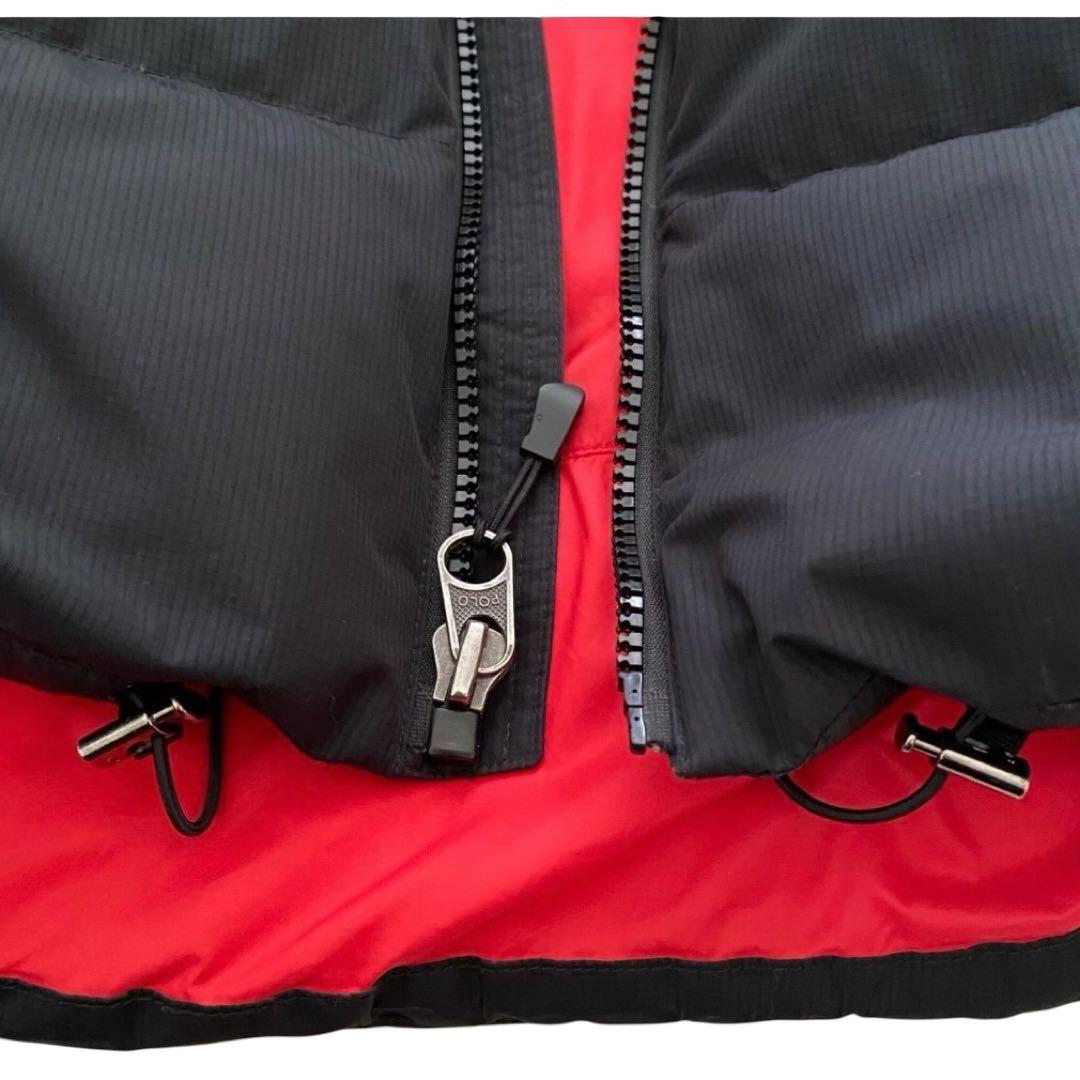 ポロラルフローレン ダウンジャケット ビッグポニー刺繍 黒ブラック メンズM