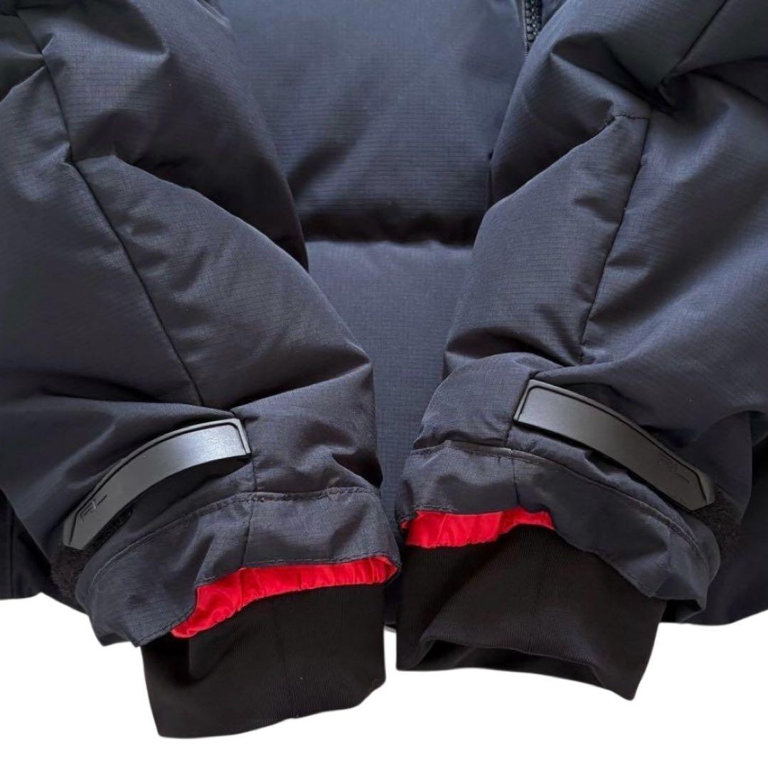 ポロラルフローレン ダウンジャケット ビッグポニー刺繍 黒ブラック メンズM