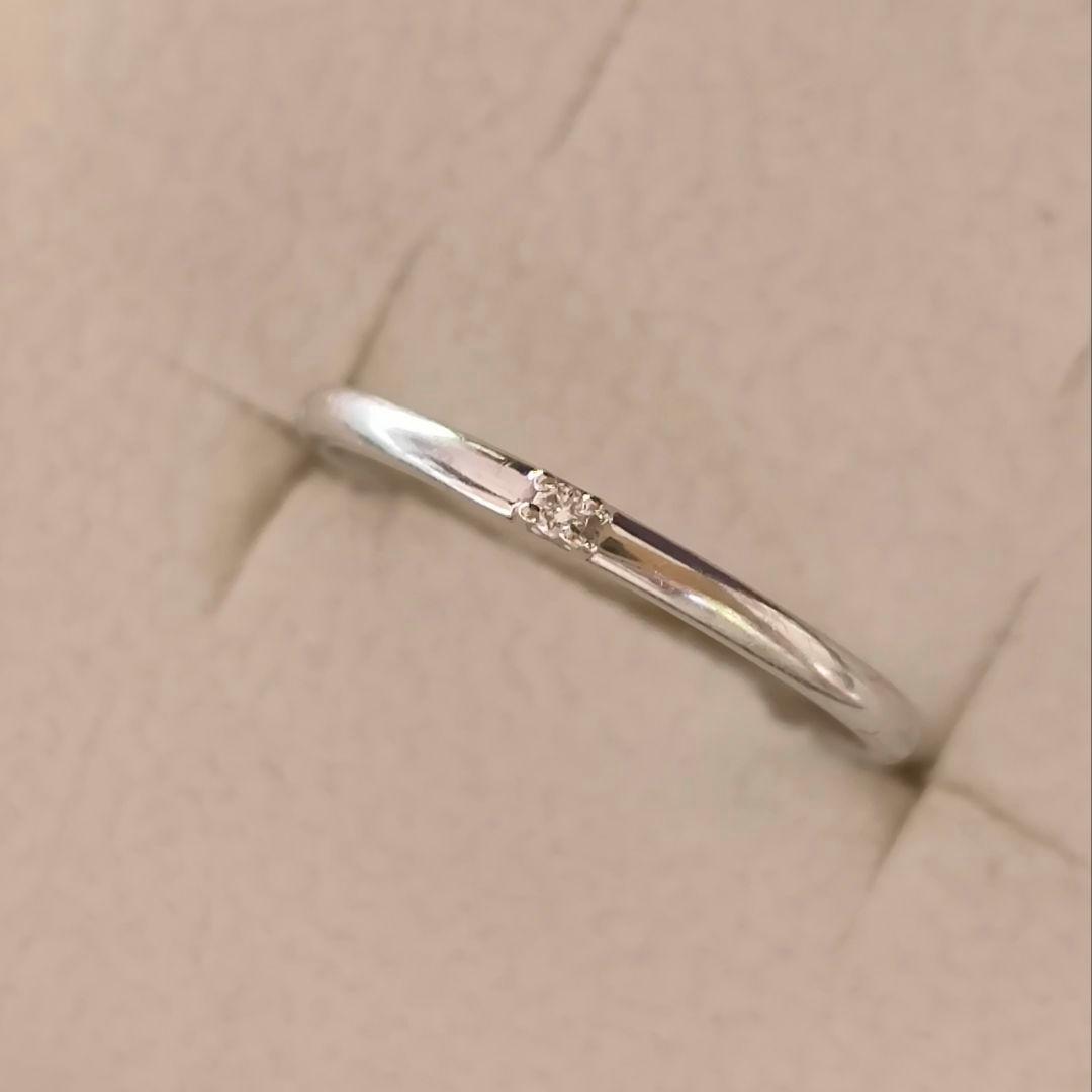 ヴァンドーム青山 K10 WG ダイヤモンド シンプル リング 7号 - メルカリ