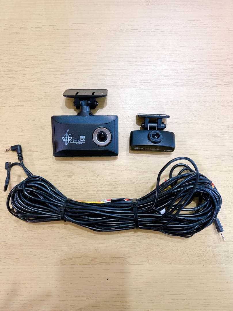 コムテック DC-DR653ドライブレコーダー 前後2カメラ式