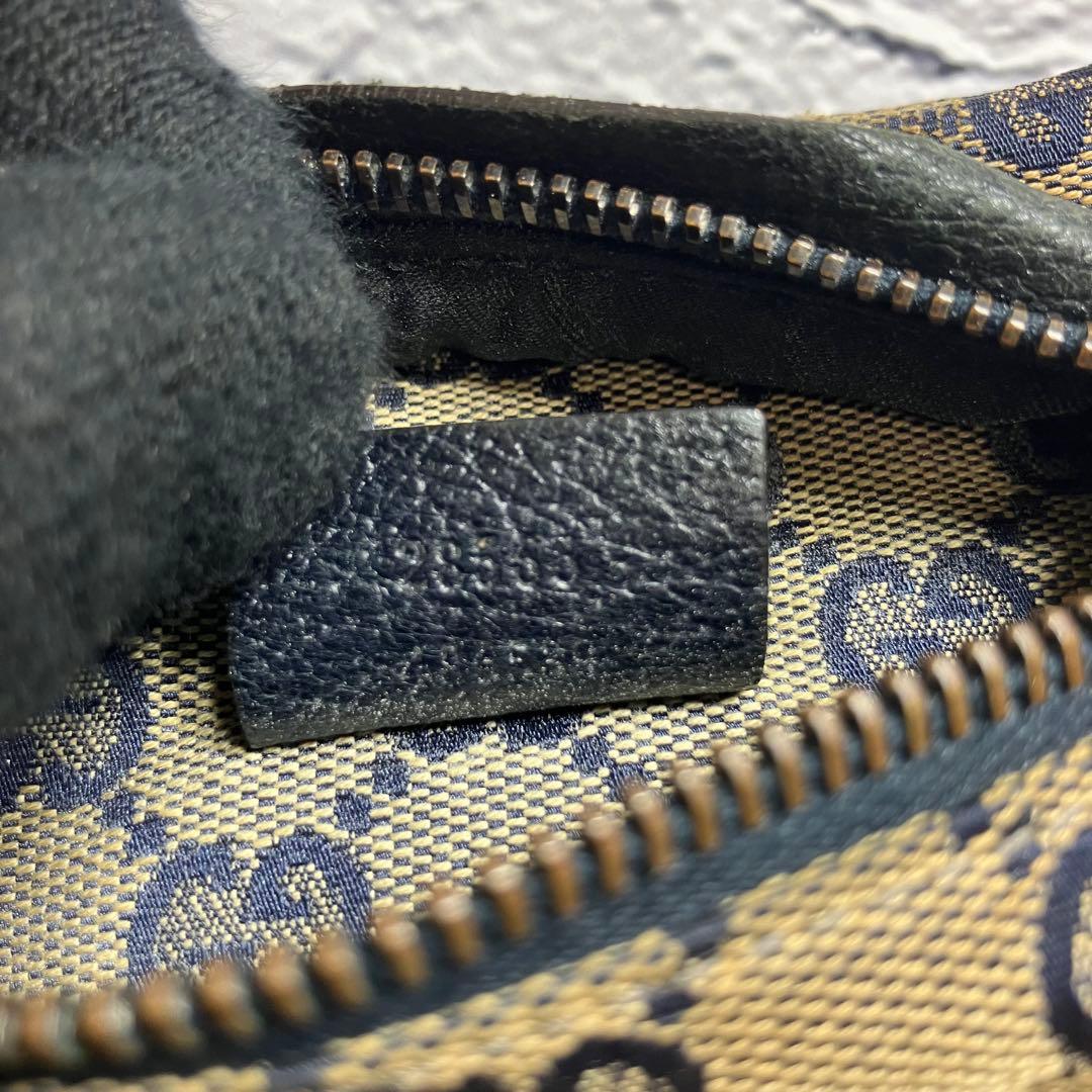 希少✨グッチ GGキャンバス シェリーライン ウエストポーチ ボディバッグ