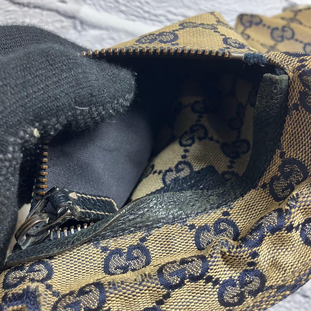 希少✨グッチ GGキャンバス シェリーライン ウエストポーチ ボディバッグ