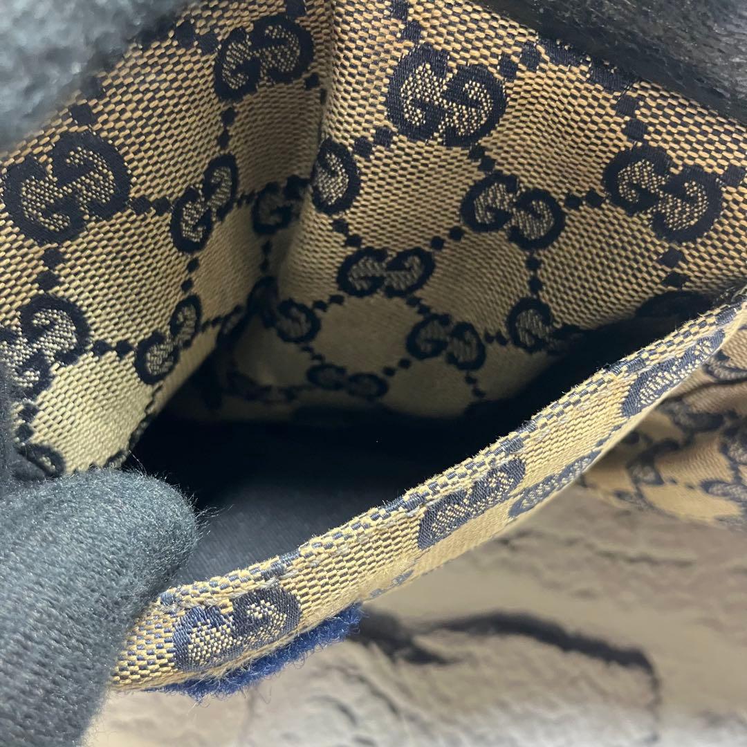 希少✨グッチ GGキャンバス シェリーライン ウエストポーチ ボディバッグ