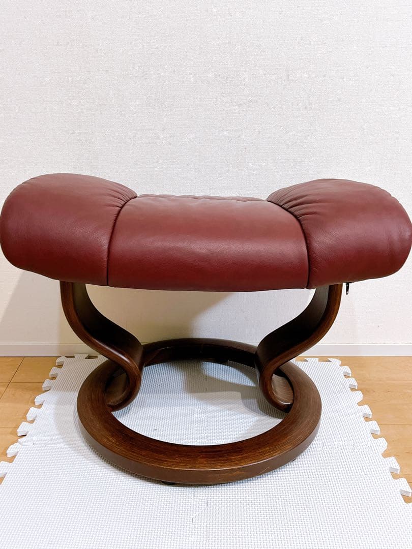 【送料込み】EKORNES エコーネス オットマン ストレスレスチェア レザー