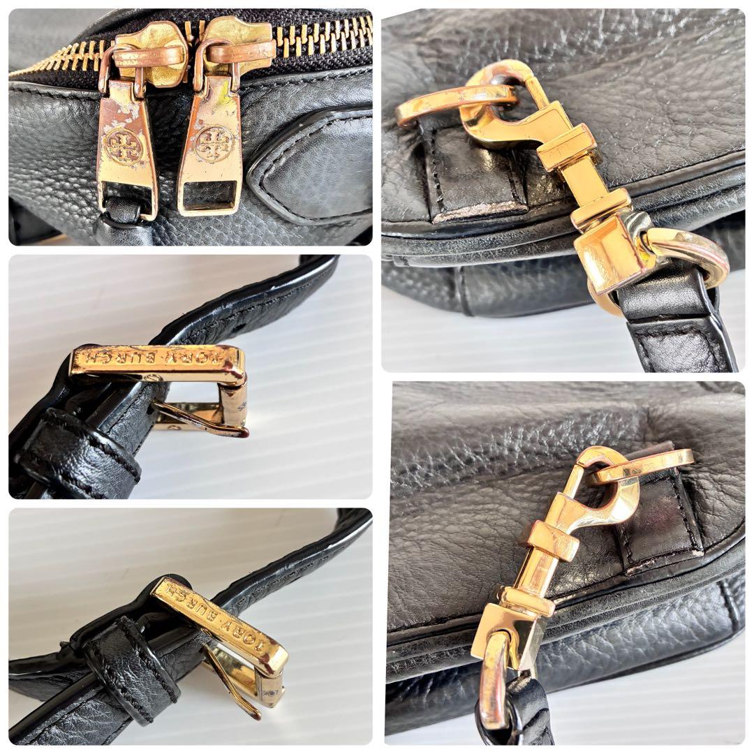 トリーバーチ リュック シボ革 2Way オールレザー　チャーム　バックパック