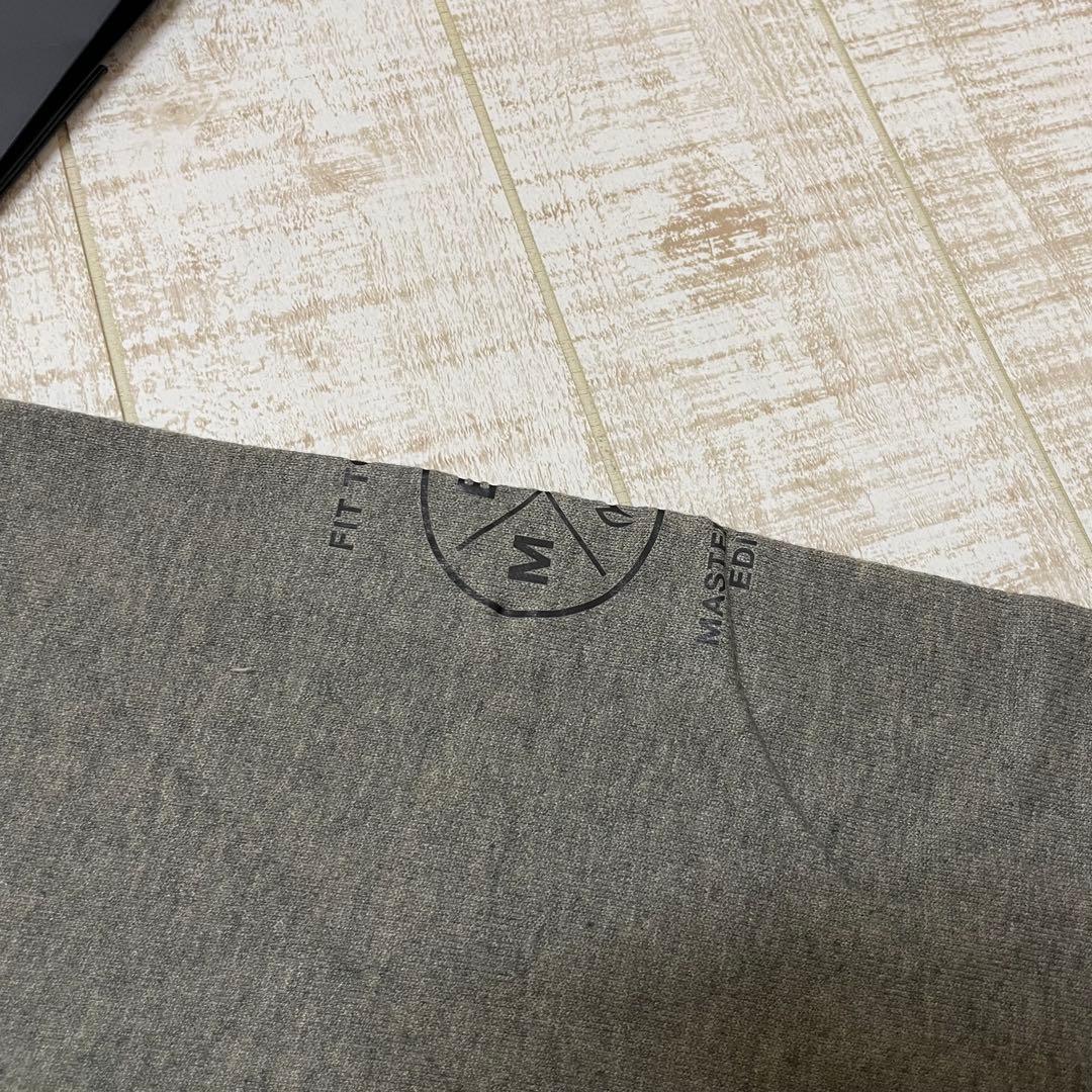 新品 マスターバニー パーカー ニット素材 胸ロゴ グレー 2XLサイズ（7）