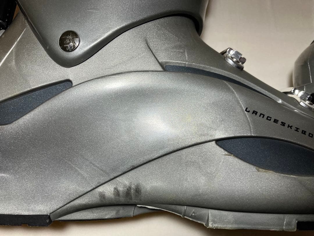 【美品】LANGE RRS80 スキー ブーツ シルバー