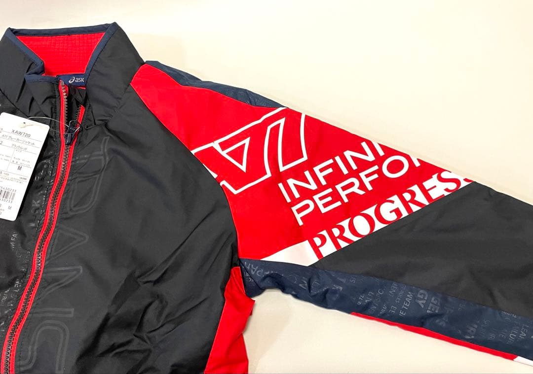 アシックス【M】XAW720-XAW820 ウォーマー上下組 ブラック 黒 楽天