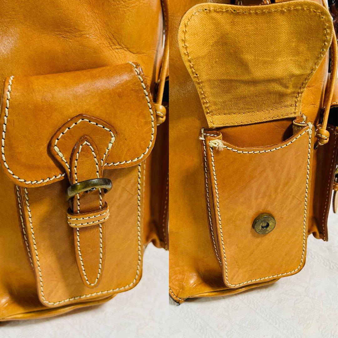 【ちゃちゃ様】 ダコタ オールレザー本革 リュックサック/バックパック