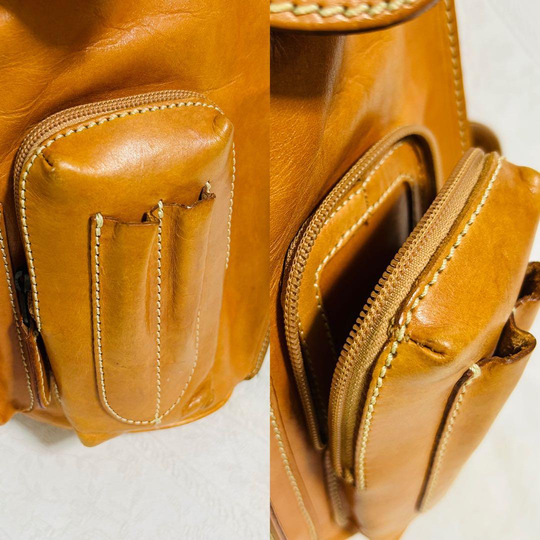 【ちゃちゃ様】 ダコタ オールレザー本革 リュックサック/バックパック