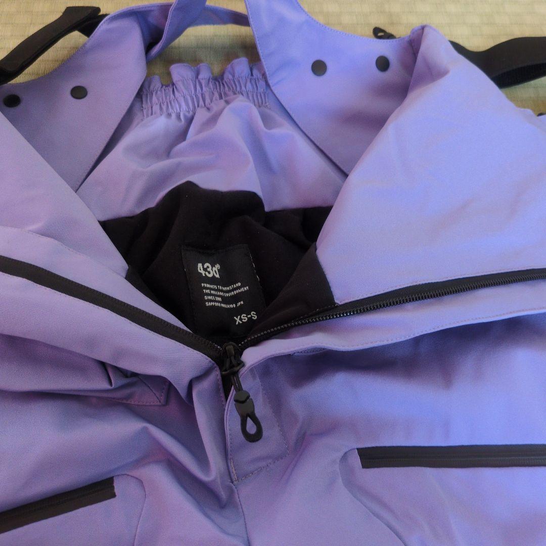 43degrees　スノーボードウェアセット　上S‐М　下XS‐S