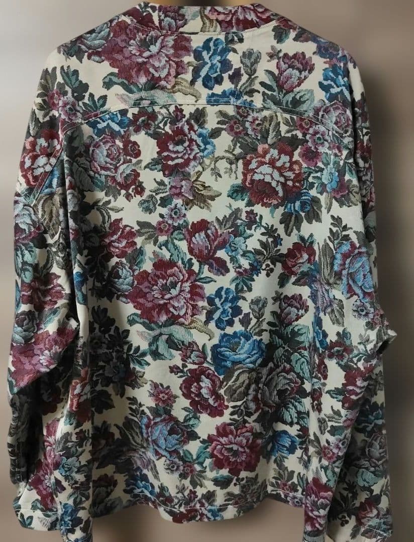 極美品FAT 総柄、花柄カーディガン BLOSSOGAN サイズFAT(XL) - メルカリ