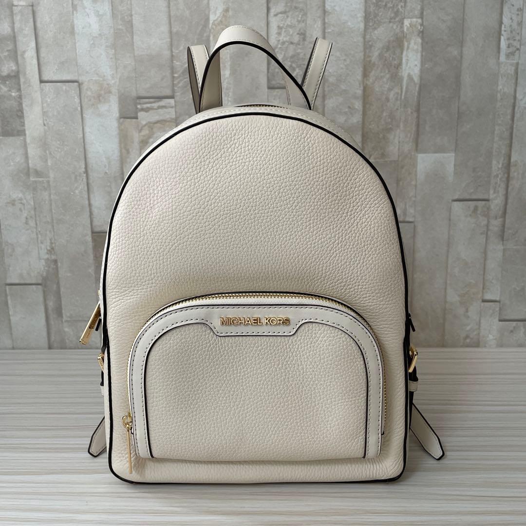 早い者勝ち！訳あり新品 MICHAEL KORS バックパック ライトクリーム