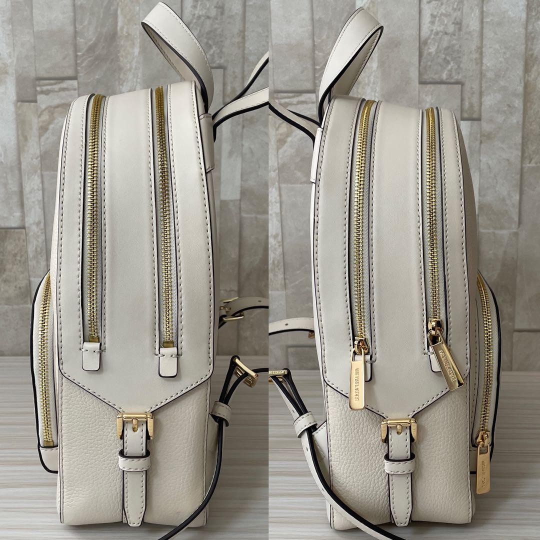 早い者勝ち！訳あり新品 MICHAEL KORS バックパック ライトクリーム