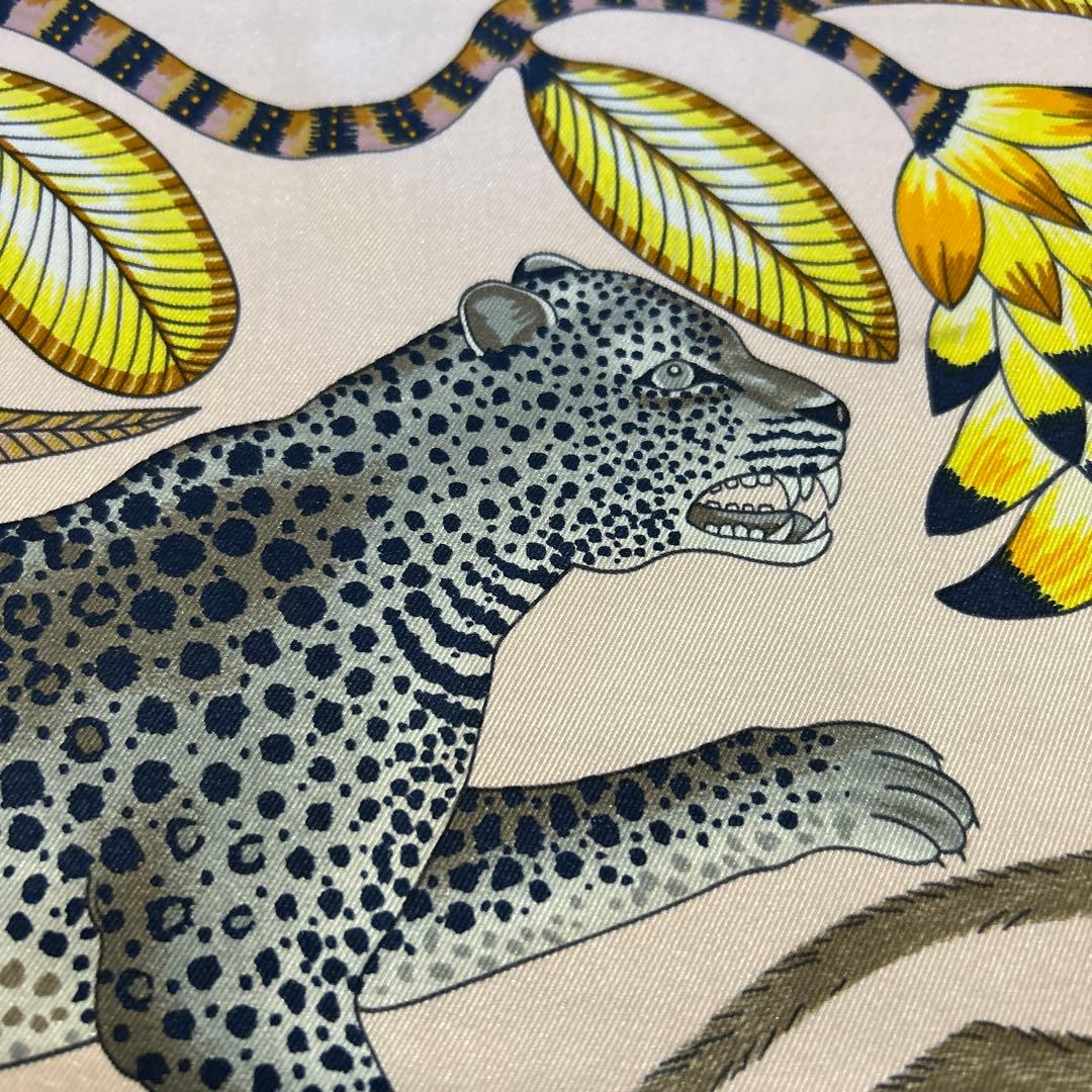 m*o様 エルメス　カレ70 サバンナのダンス　シルク100%