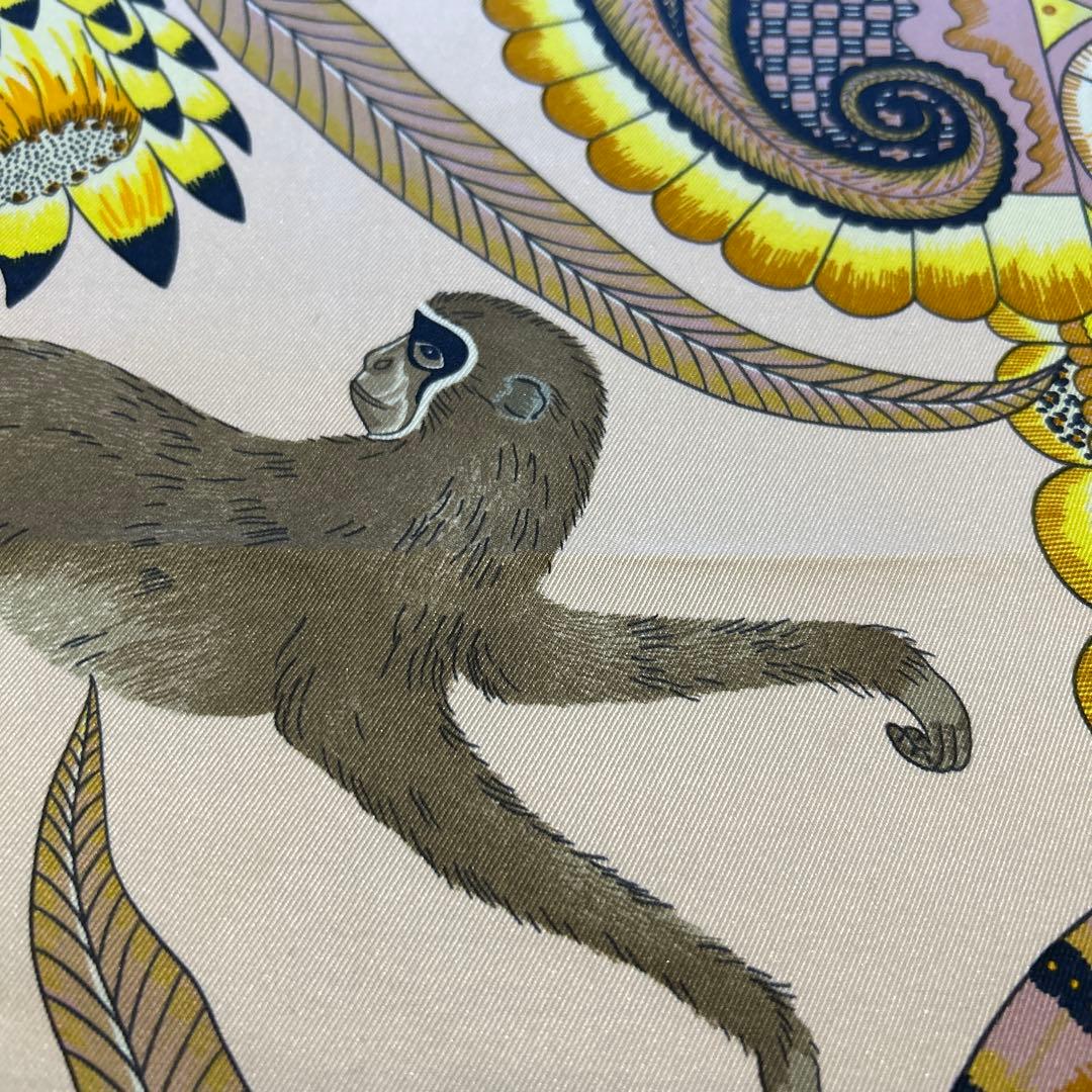 m*o様 エルメス　カレ70 サバンナのダンス　シルク100%