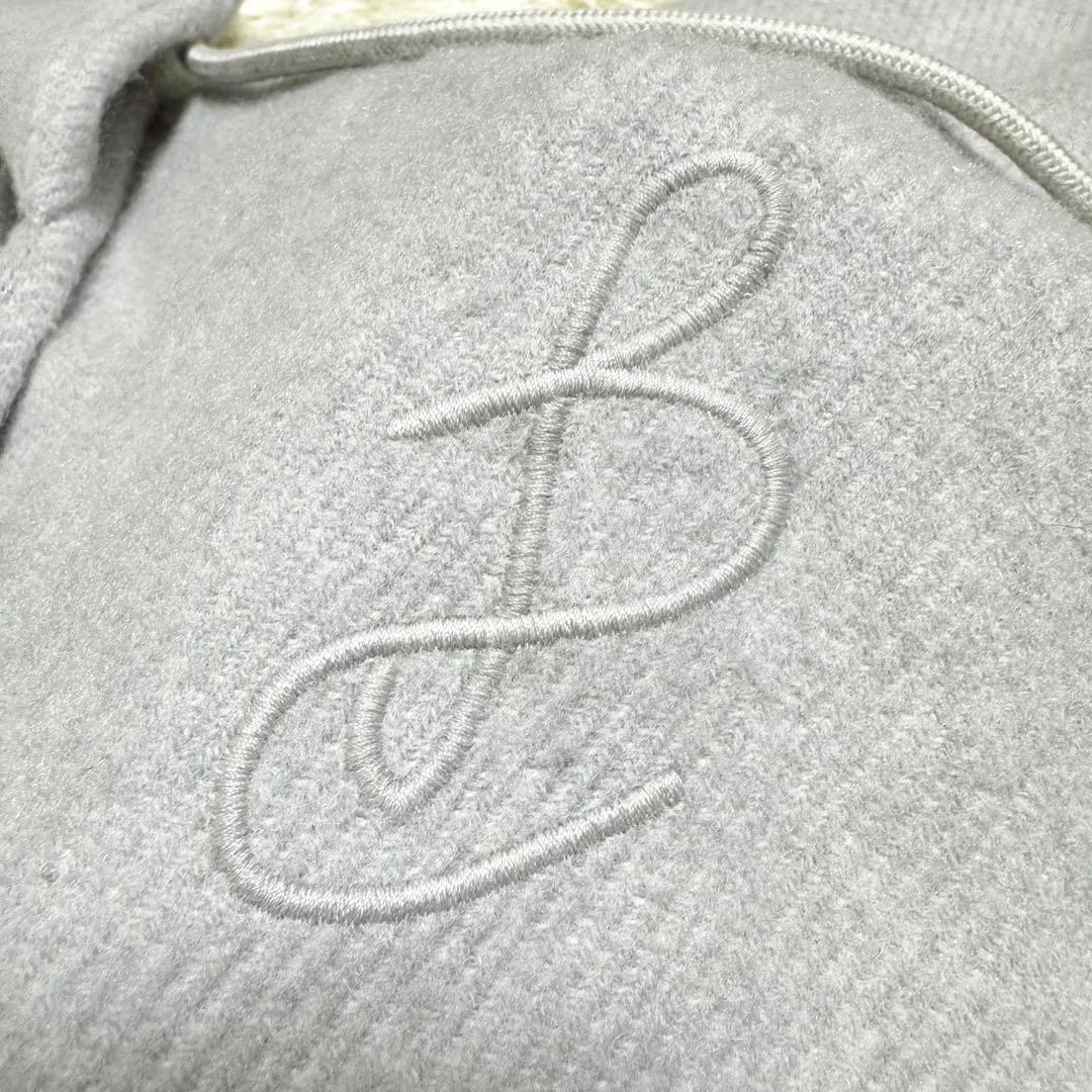 バレンシアガ　ポンチョ　羽織り　カシミヤ　ケープ　フーテッド　グレー　アウター