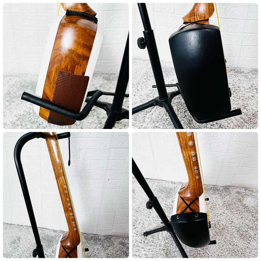 美品 津軽三味線 太棹 犬皮 花梨 東さわり 撥 皮やぶれ無し 初心者 入門